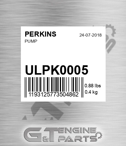ULPK0005 Pump