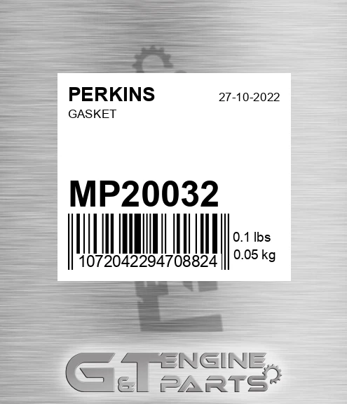 MP20032 Gasket
