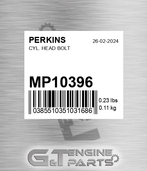 MP10396 PERKINS Cyl. Head Bolt