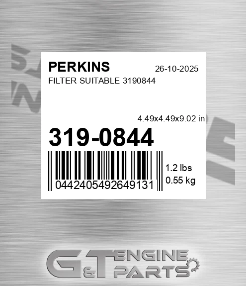 319-0844 Filter Suitable 3190844