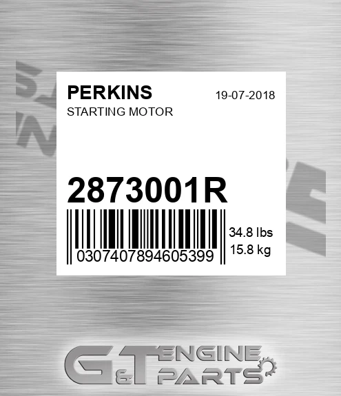 2873001R Starting Motor for PERKINS