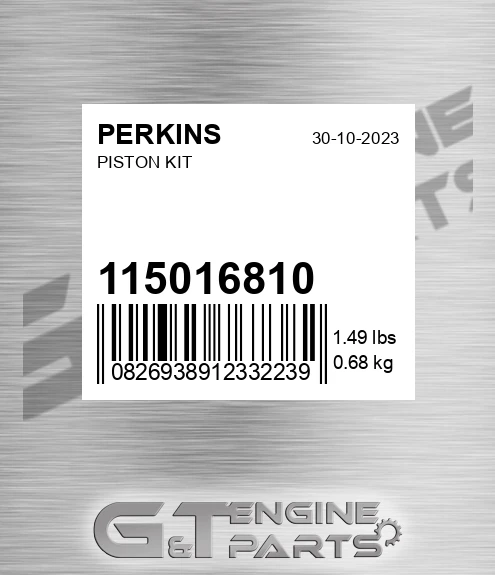 115016810 Piston Kit