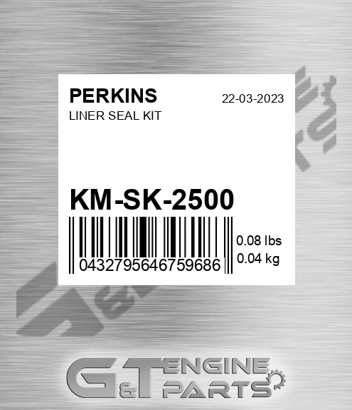 KM-SK-2500 Liner Seal Kit