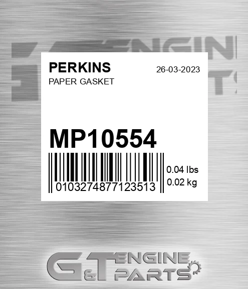 MP10554 Paper Gasket