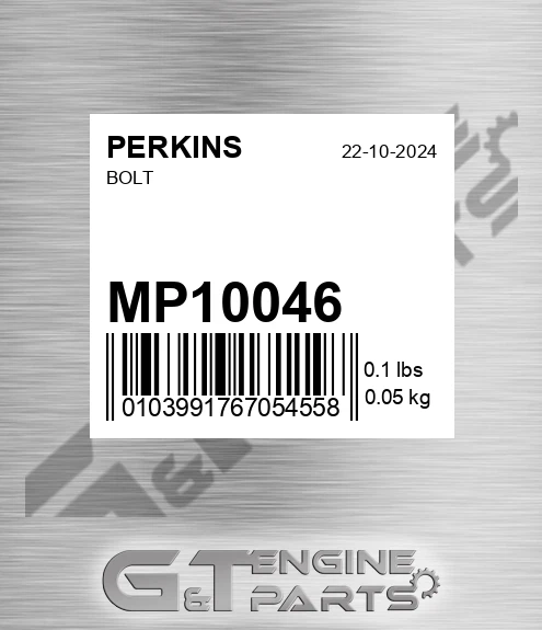 MP10046 Bolt