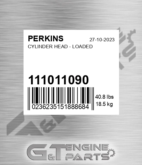 111011090 PERKINS Cylinder Head - Loaded