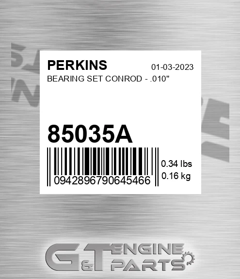 85035A Bearing Set Conrod - .010''