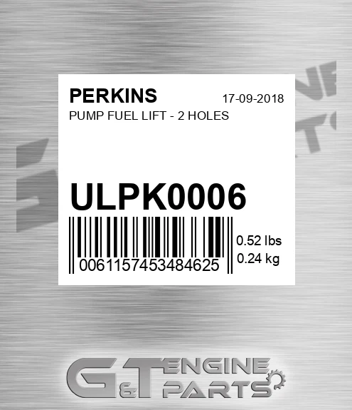 ULPK0006 Pump Fuel Lift - 2 Holes