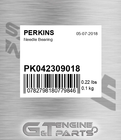 PK042309018 Needle Bearing for PERKINS