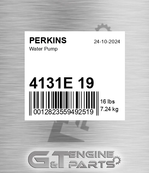 4131E+19 Water Pump for PERKINS