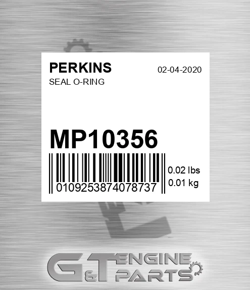 MP10356 PERKINS Seal O-ring
