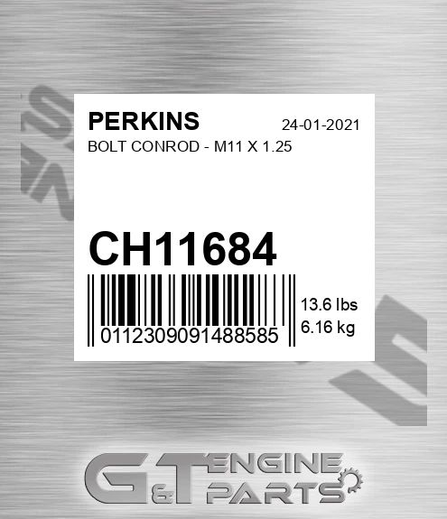 CH11684 Bolt Conrod - M11 X 1.25