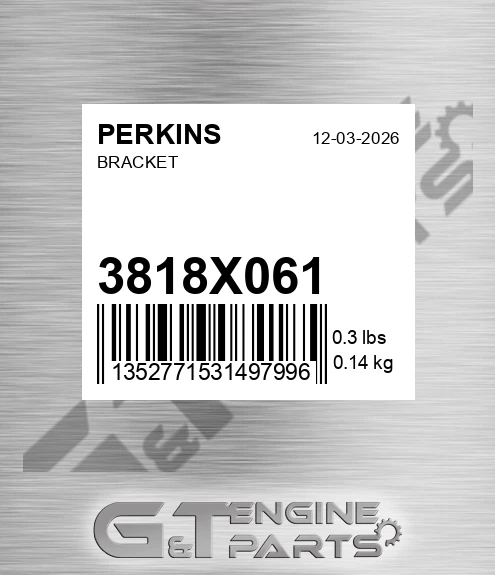 3818X061 PERKINS Bracket