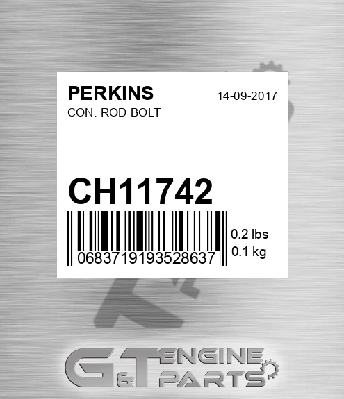 CH11742 Con. Rod Bolt for PERKINS