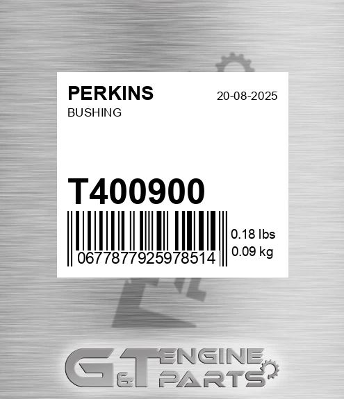 T400900 Bushing for PERKINS
