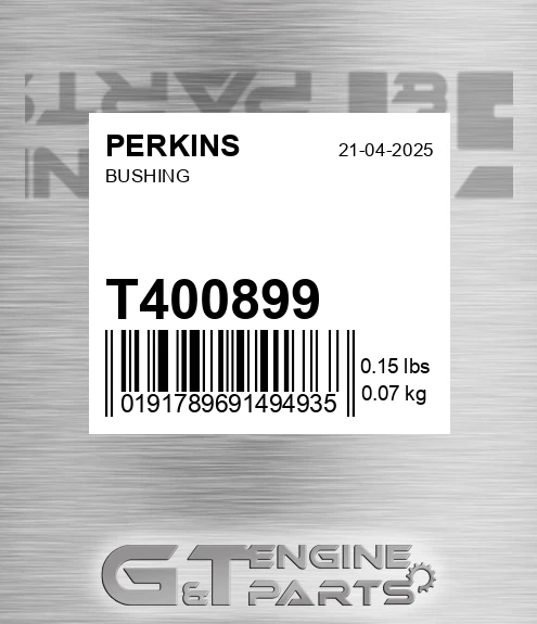 T400899 Bushing for PERKINS