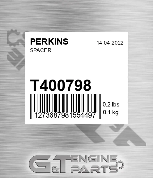 T400798 Spacer for PERKINS