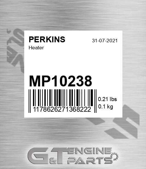 MP10238 Heater