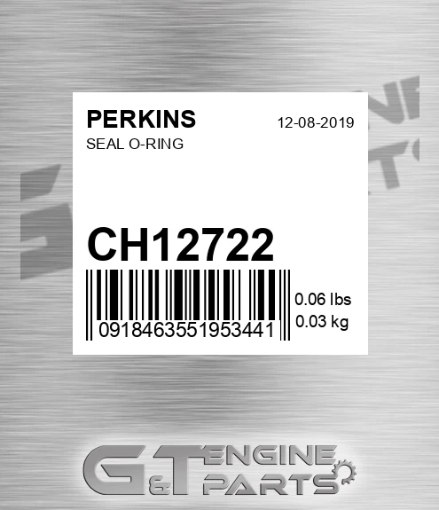 CH12722 Seal O-ring for PERKINS