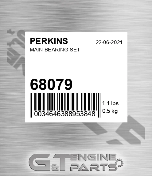 68079 Main Bearing Set