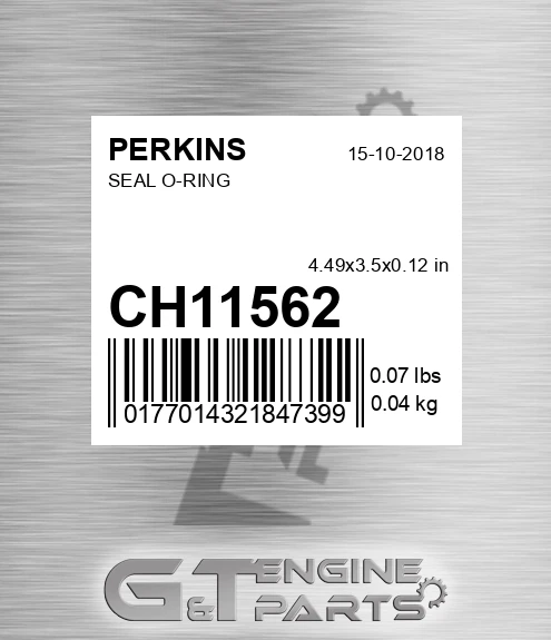 CH11562 PERKINS Seal O-ring