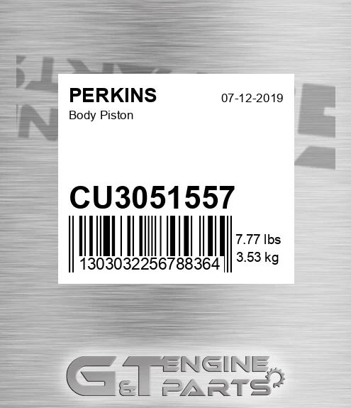 CU3051557 Body Piston