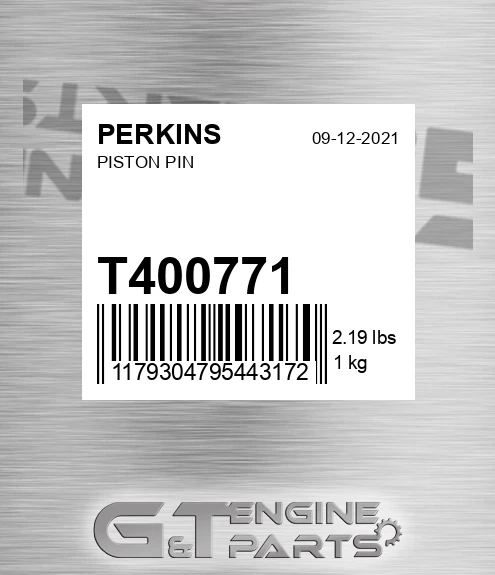 T400771 Piston Pin for PERKINS
