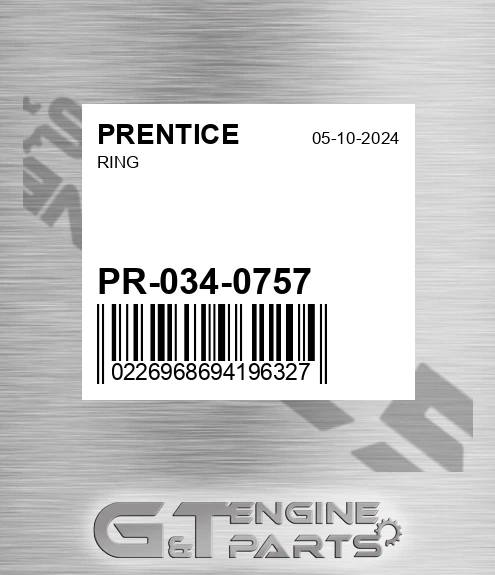 PR-034-0757 PRENTICE Ring