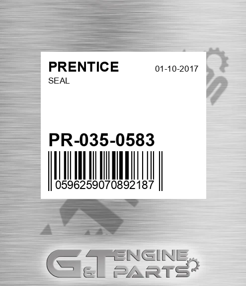 PR-035-0583 Seal