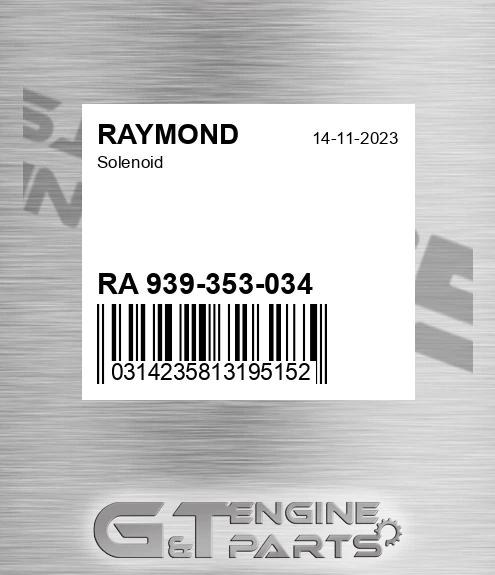 RA 939-353-034 Solenoid