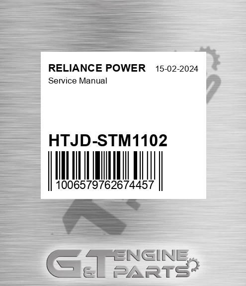HTJD-STM1102 Service Manual for RELIANCE POWER