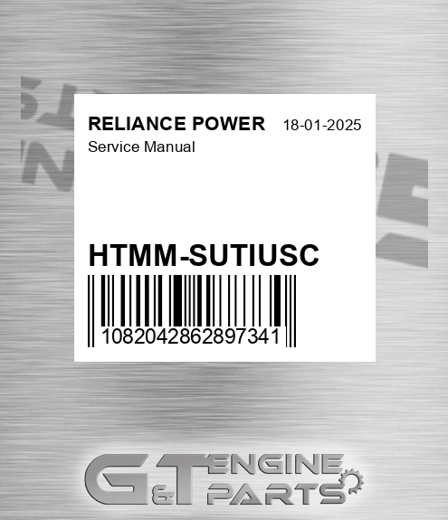 HTMM-SUTIUSC Service Manual for RELIANCE POWER