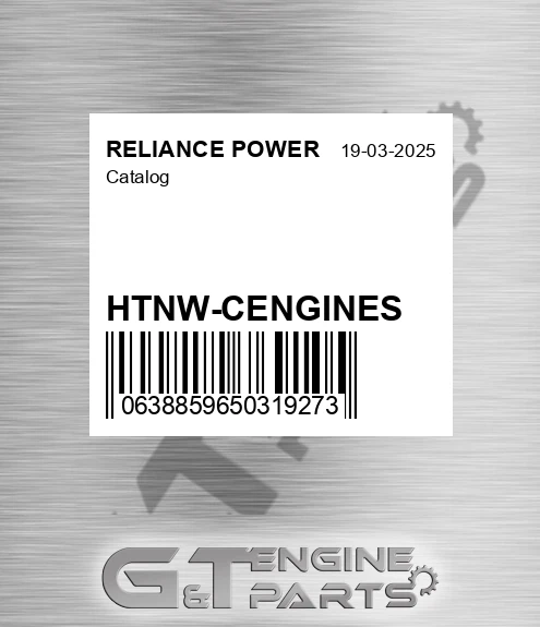 HTNW-CENGINES Catalog for RELIANCE POWER