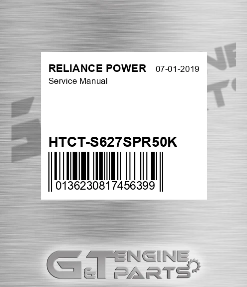 HTCT-S627SPR50K Service Manual for RELIANCE POWER