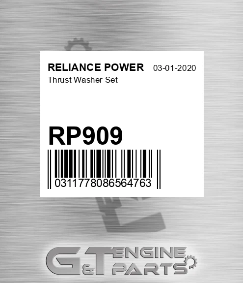 RP909 Thrust Washer Set