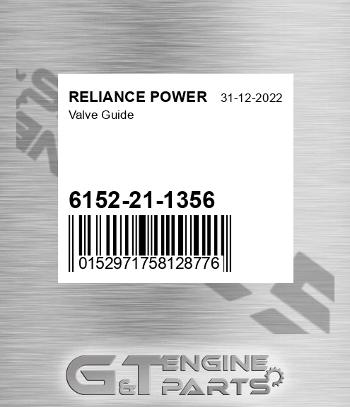 6152-21-1356 Valve Guide