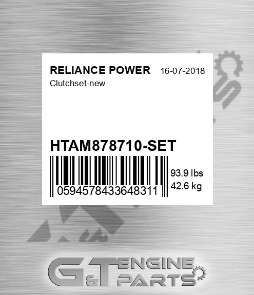 HTAM878710-SET Clutchset-new