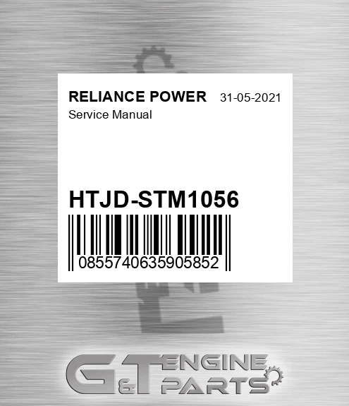 HTJD-STM1056 Service Manual for RELIANCE POWER