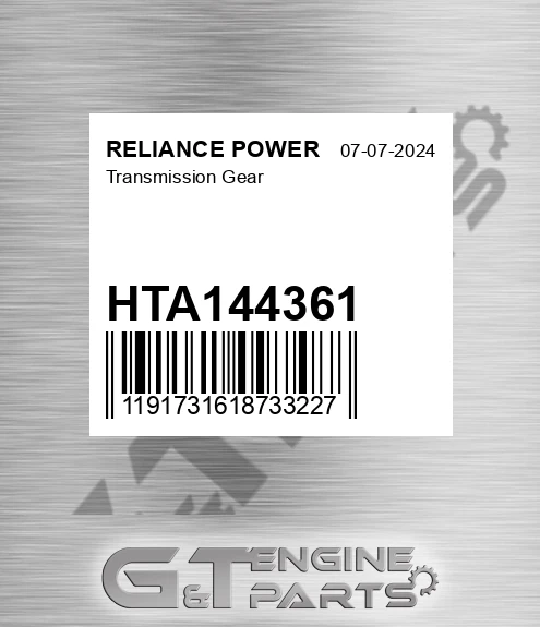HTA144361 Transmission Gear