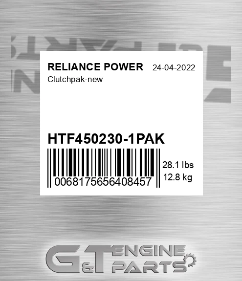 HTF450230-1PAK Clutchpak-new