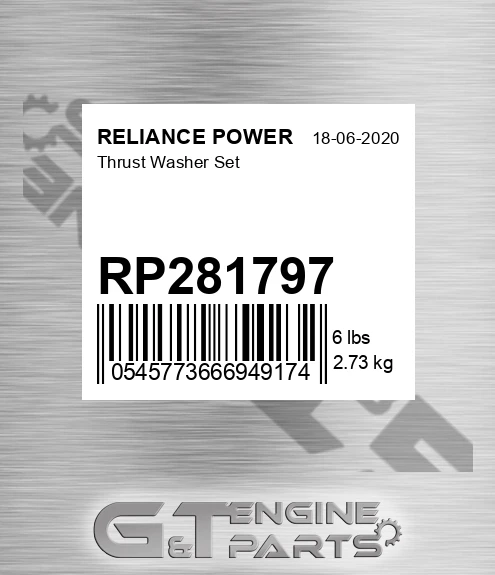 RP281797 Thrust Washer Set