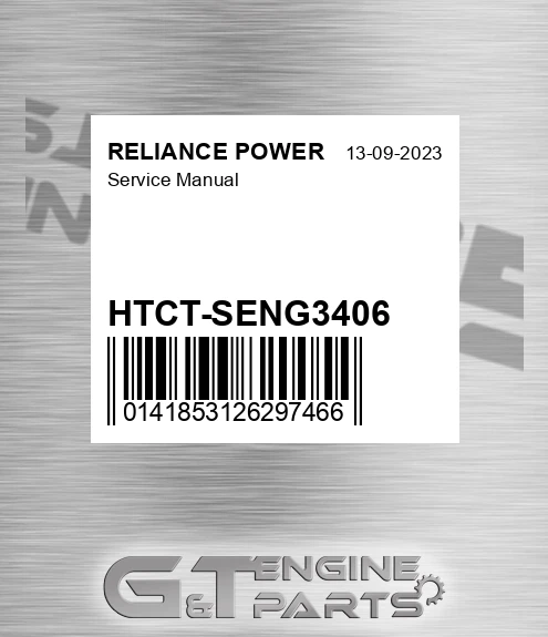 HTCT-SENG3406 Service Manual for RELIANCE POWER