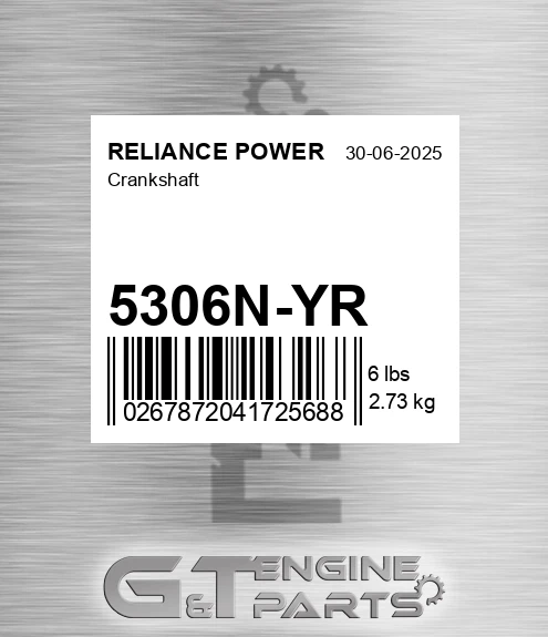 5306N-YR Crankshaft