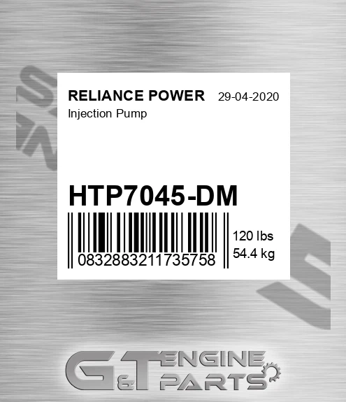 HTP7045-DM Injection Pump for RELIANCE POWER