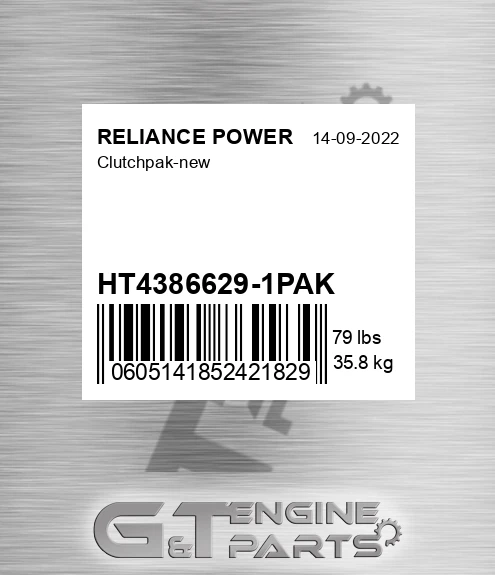 HT4386629-1PAK Clutchpak-new