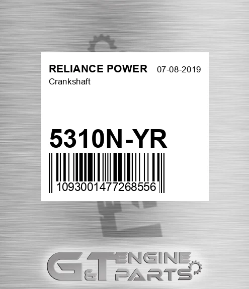 5310N-YR Crankshaft