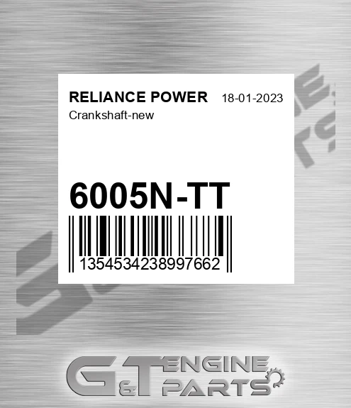 6005N-TT Crankshaft-new