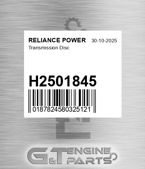 H2501845 Transmission Disc