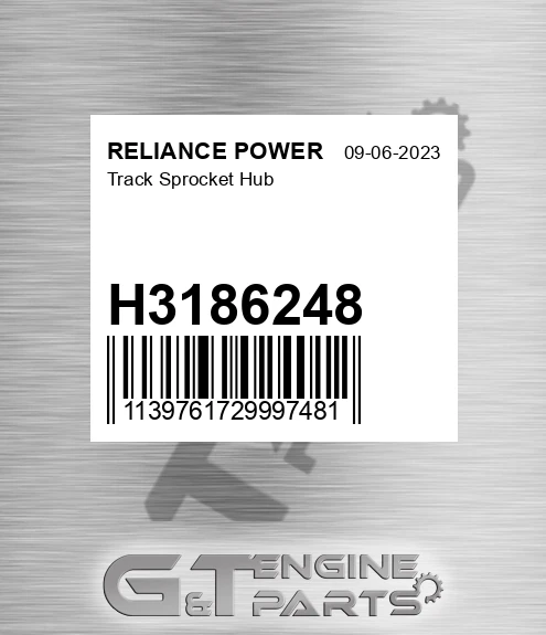 H3186248 Track Sprocket Hub for RELIANCE POWER