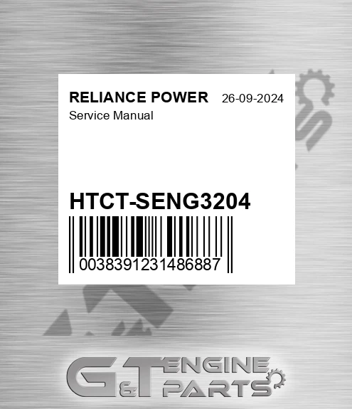 HTCT-SENG3204 Service Manual for RELIANCE POWER